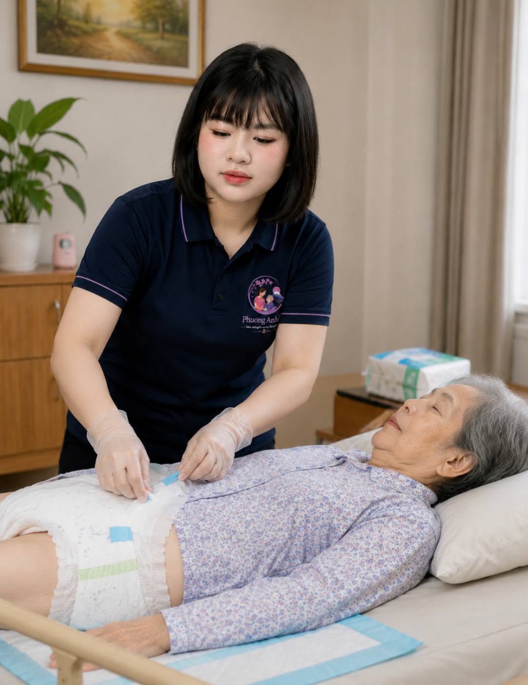 Thay bỉm cho người già tại nhà Hải Phòng – Nhanh gọn, sạch sẽ, kín đáo